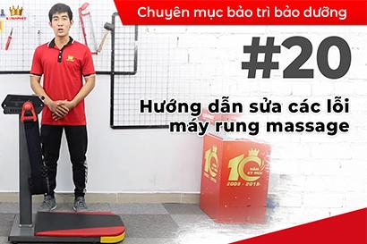 Hướng dẫn sửa các lỗi của máy rung massage
