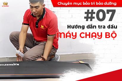 Hướng dẫn tra dầu máy chạy bộ