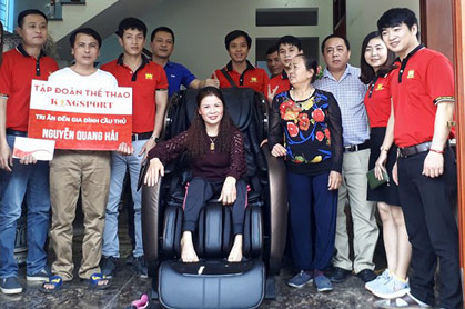 Cực hot! Tập đoàn thể thao Kingsport tặng thưởng 2 tỷ đồng cho gia đình các chiến binh U23 Việt Nam
