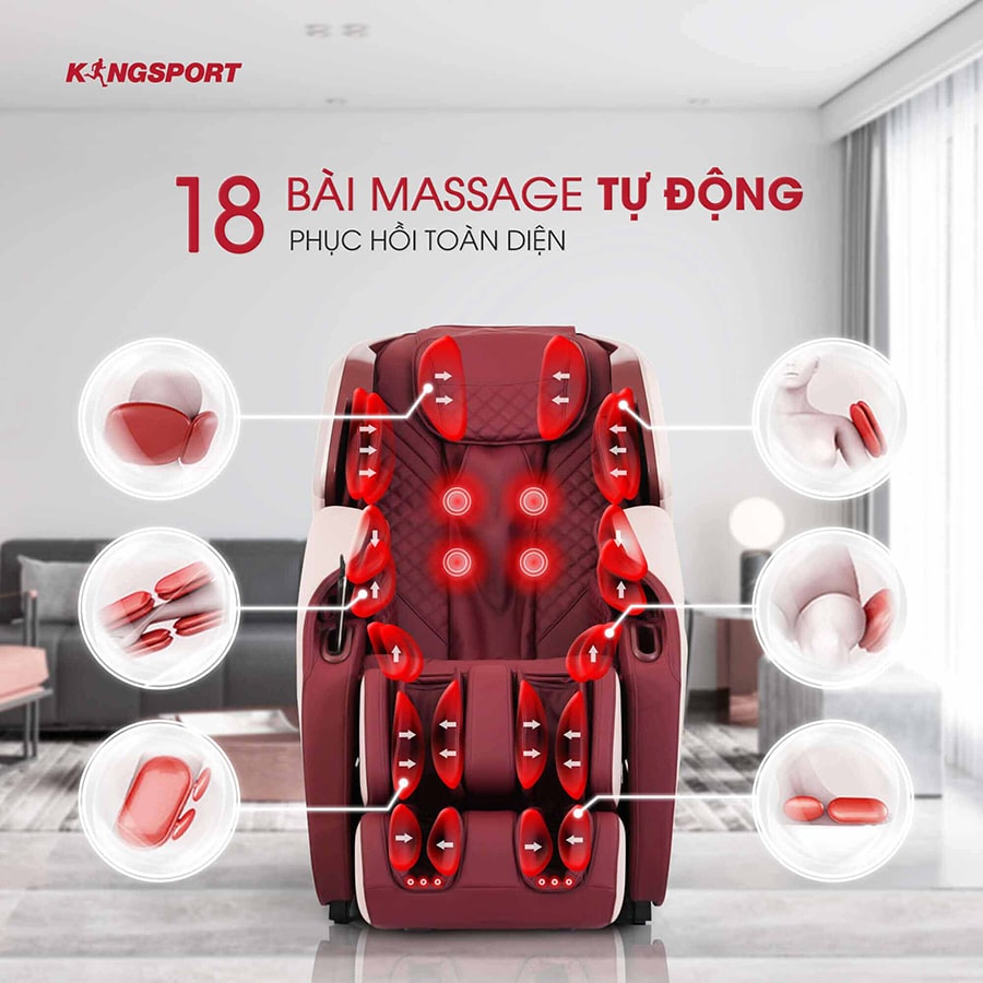 18 bài massage toàn diện và chuyên sâu